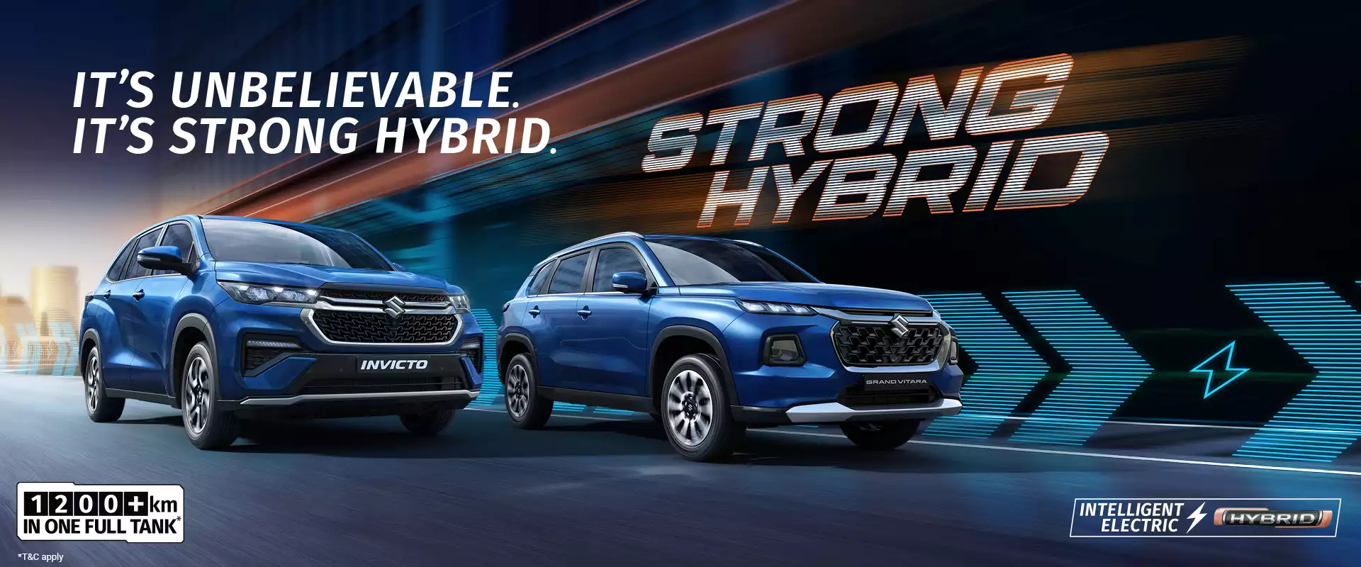 Maruti Suzuki NEXA Fronx and Grand Vitara Strong Hybrid Cars from Shivam Autozone