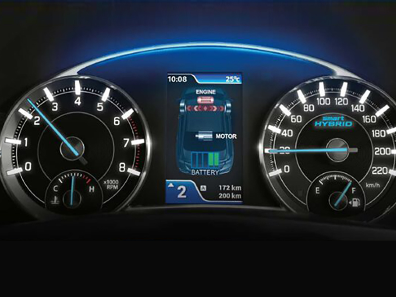 Multi Information Display in Ciaz Car