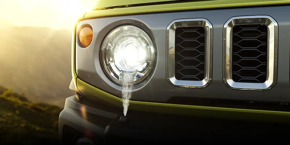 LED Headlamps with Washer