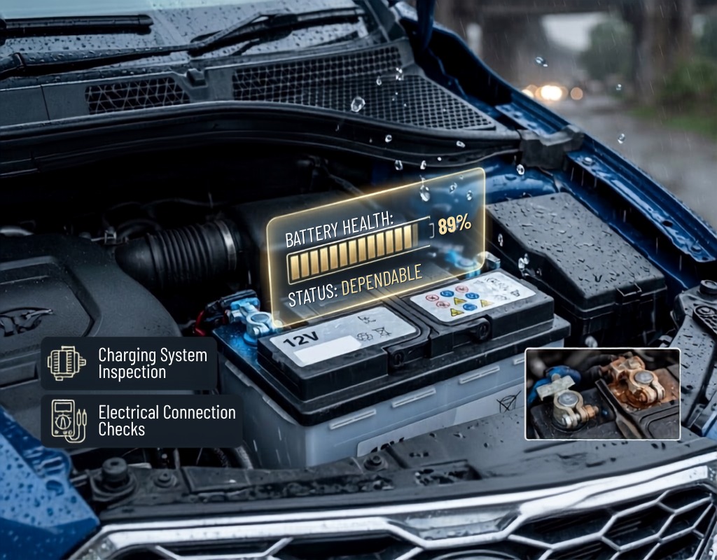 Shivam Autozone Battery Health Check