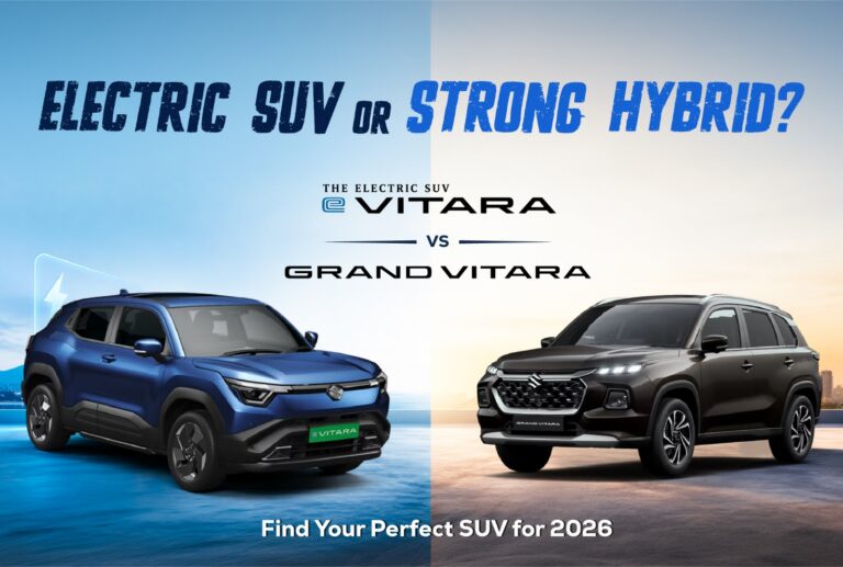 Maruti Electric SUV NEXA e VITARA & Grand Vitara Strong Hybrid