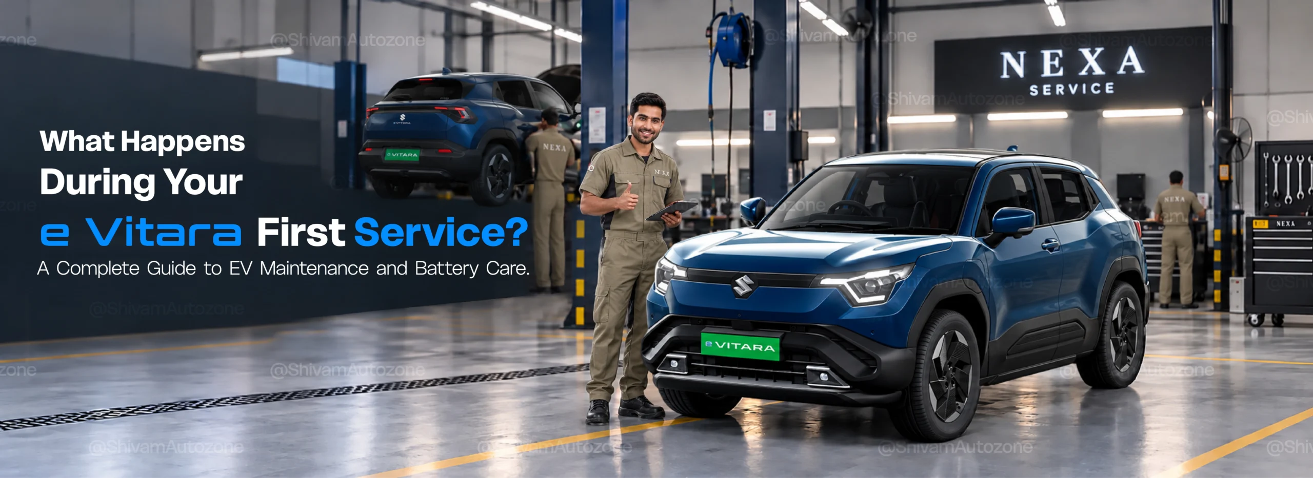 Shivam Autozone Maruti Suzuki electric SUV e Vitara Service center
